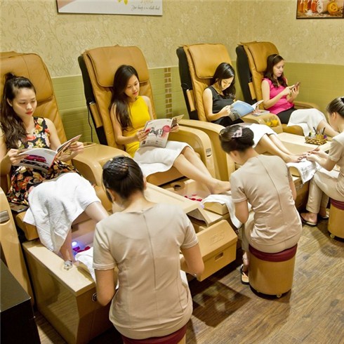 Ghế massage “chiêu thức” kinh doanh mới hút khách của Spa