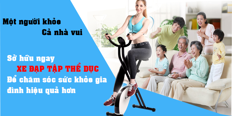 Giúp bạn lựa chọn loại xe đạp tập phù hợp với gia đình