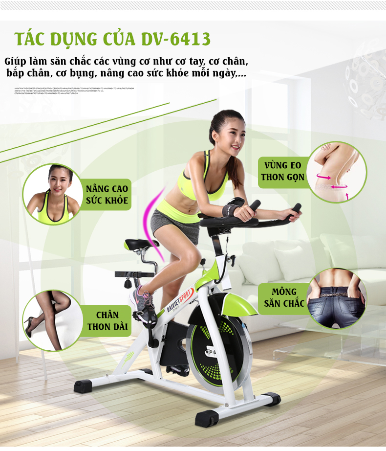  Mỗi ngày chỉ 30 phút luyện tập với xe đạp thể dục