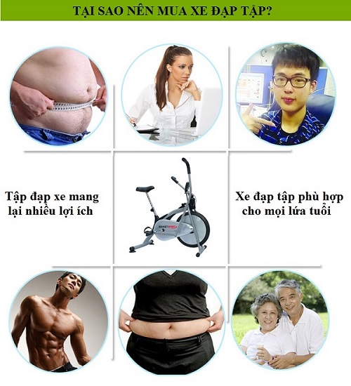 Tại sao nên chọn xe đạp tập ?