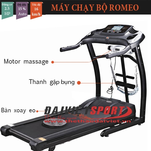 Máy chạy bộ điện Romeo Treadmill