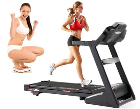 áp dụng cardio giảm cân cùng máy chạy bộ