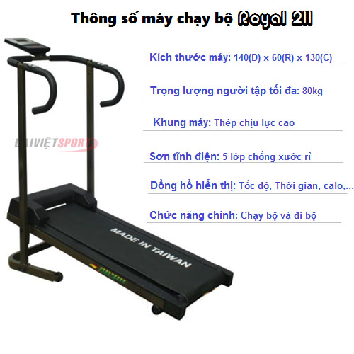 Các loại máy tập chạy bộ bán chạy nhất hiện nay