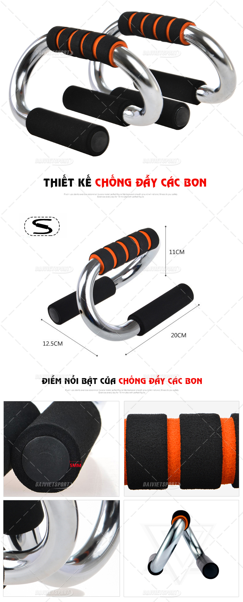 dụng cụ chống đẩy hít đất các bon