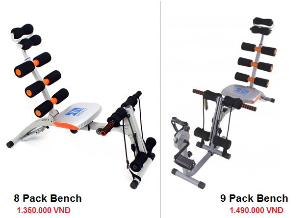 Máy tập bụng Pack Bench