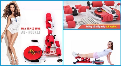 Sử dụng máy tập cơ bụng Ab rocket