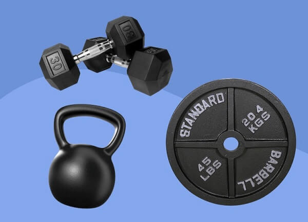 Các loại tạ tập phổ biến dùng để tập gym